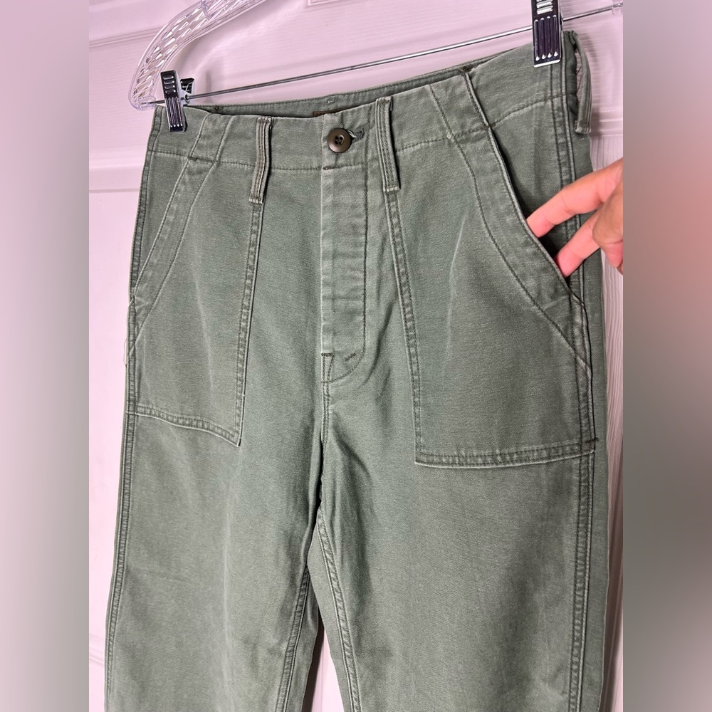 NWOT Mother The Patch Pocket Private Ankle High-waisted Cargo Pants Sz 25 - Picture 9 of 12